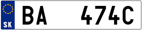 Truck License Plate